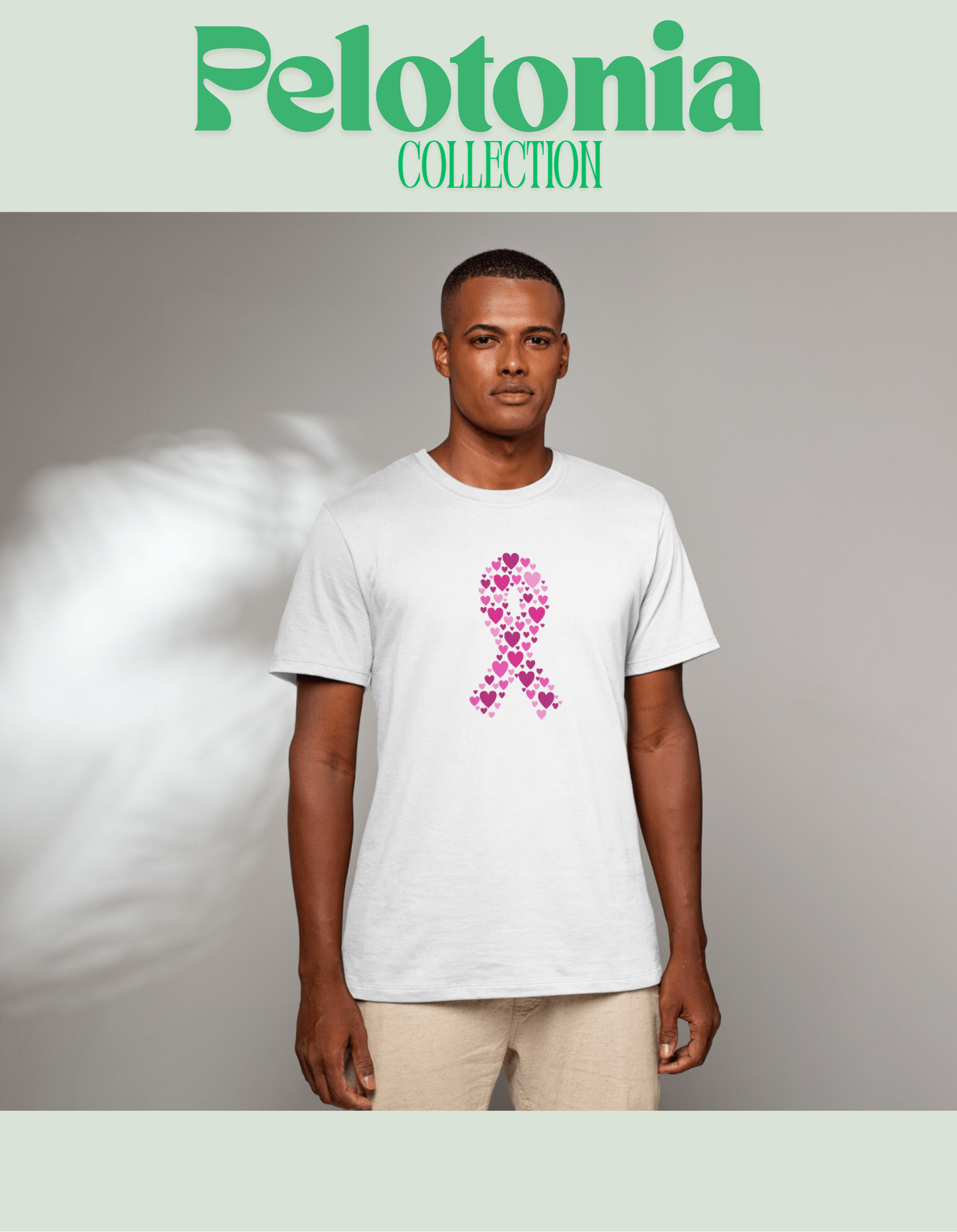 Pelotonia Collection T-shirt "Ribbon Hearts"
