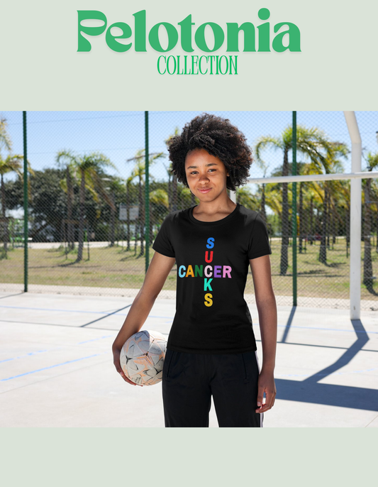 Pelotonia Collection  T-shirt  "Cancer Sucks"