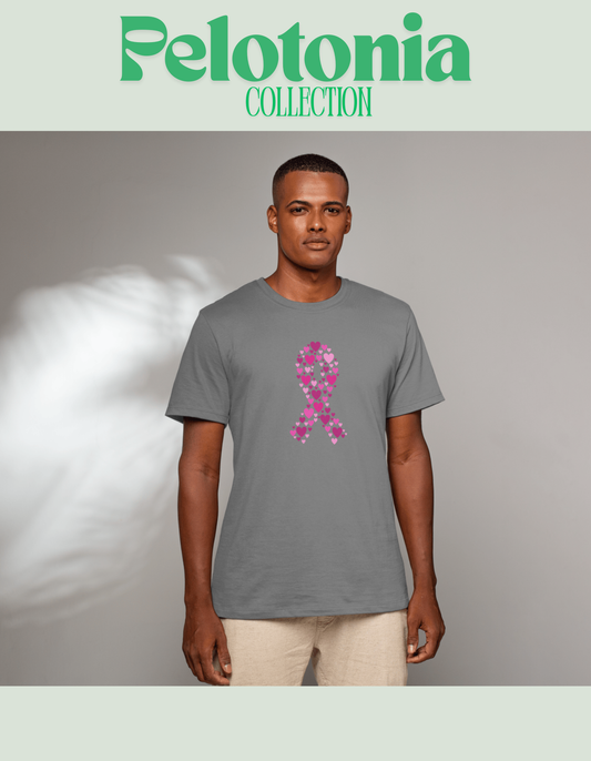 Pelotonia Collection  T-shirt  "Ribbon Hearts"