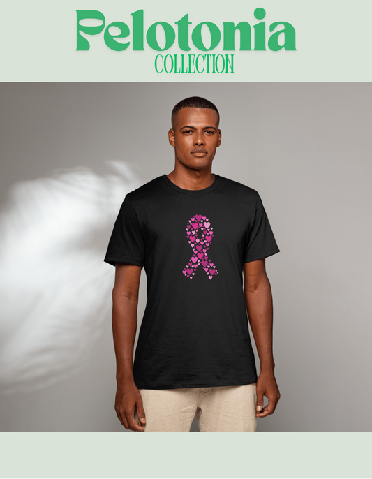 Pelotonia Collection  T-shirt  "Ribbon Hearts"